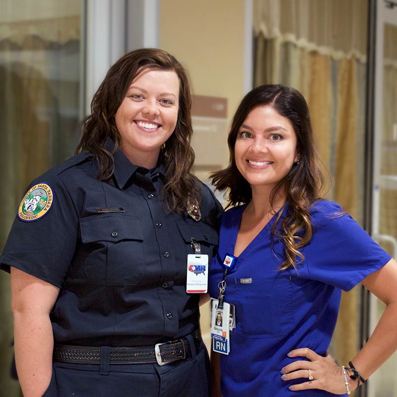 Paramedic with ED Triage Nurse