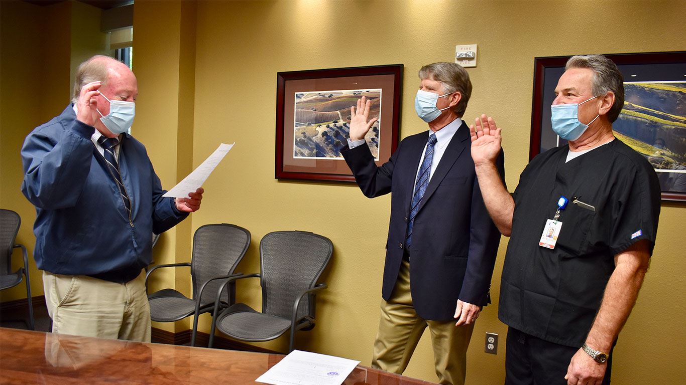 Hospital Board Members Sworn into Office Lompoc Valley Medical Center