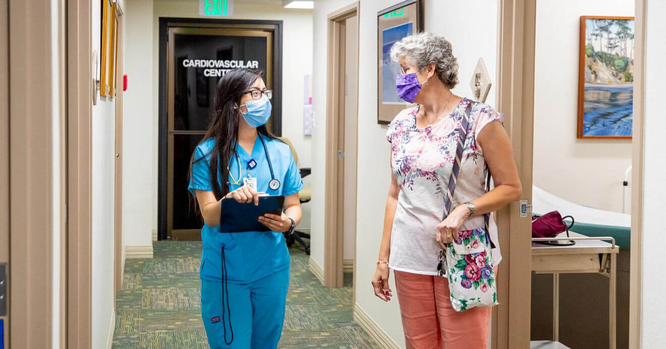 nurse with patient 