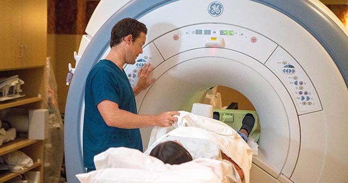 Patient Going into MRI